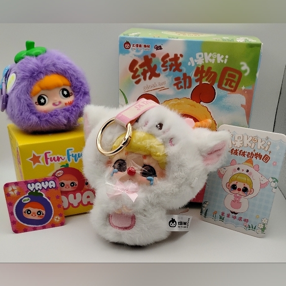 Labubu Accessories - Baby Three Kiki Fluffy Zoo& Baby Three Yaya Fun Fruit